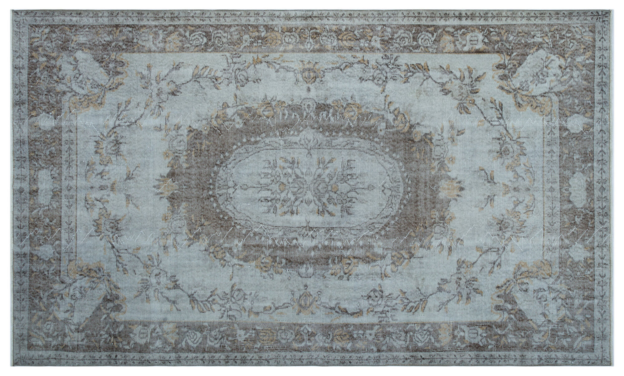 Apex Vintage Halı Yeşil 25764 172 cm X 290 cm
