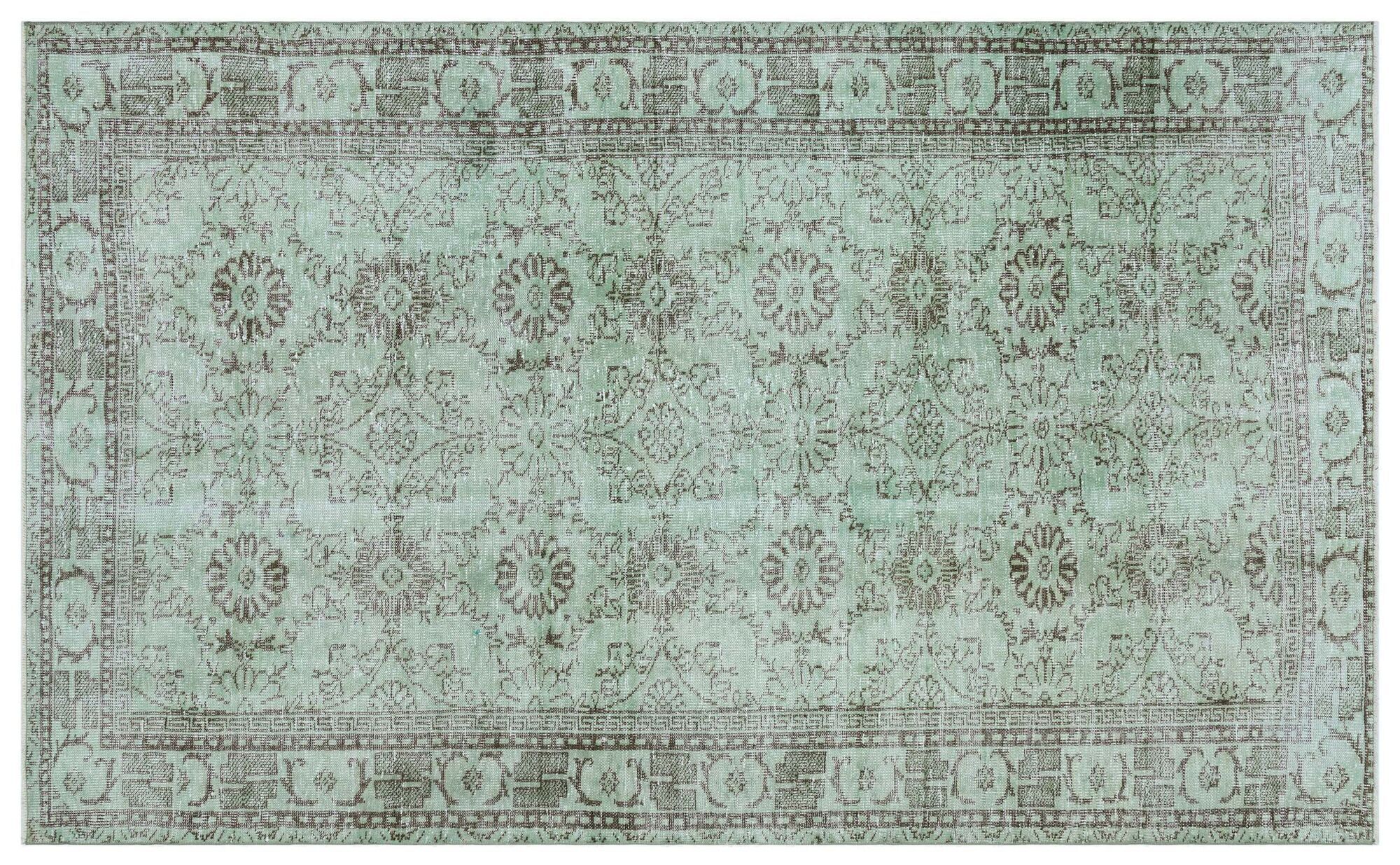 Apex Vintage Halı Yeşil 29696 178 cm X 286 cm