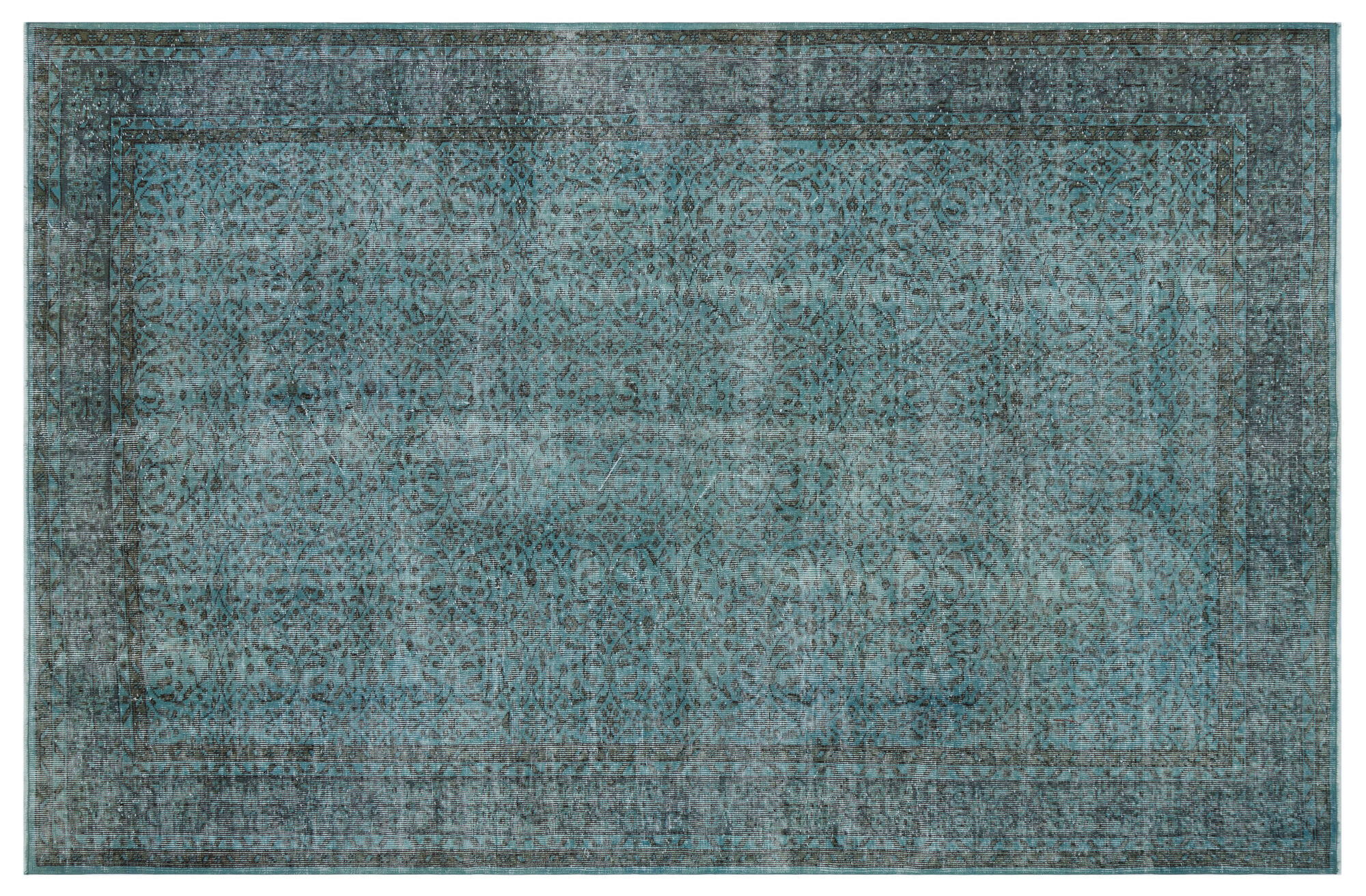 Apex Vintage Halı Yeşil 32275 191 cm X 296 cm
