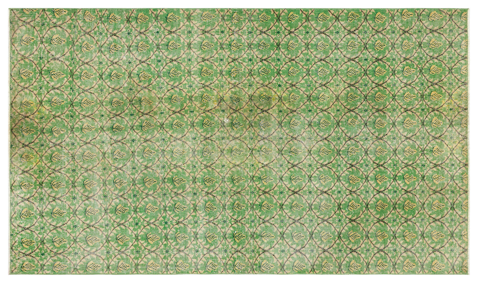 Apex Vintage Halı Yeşil 35899 151 cm X 258 cm