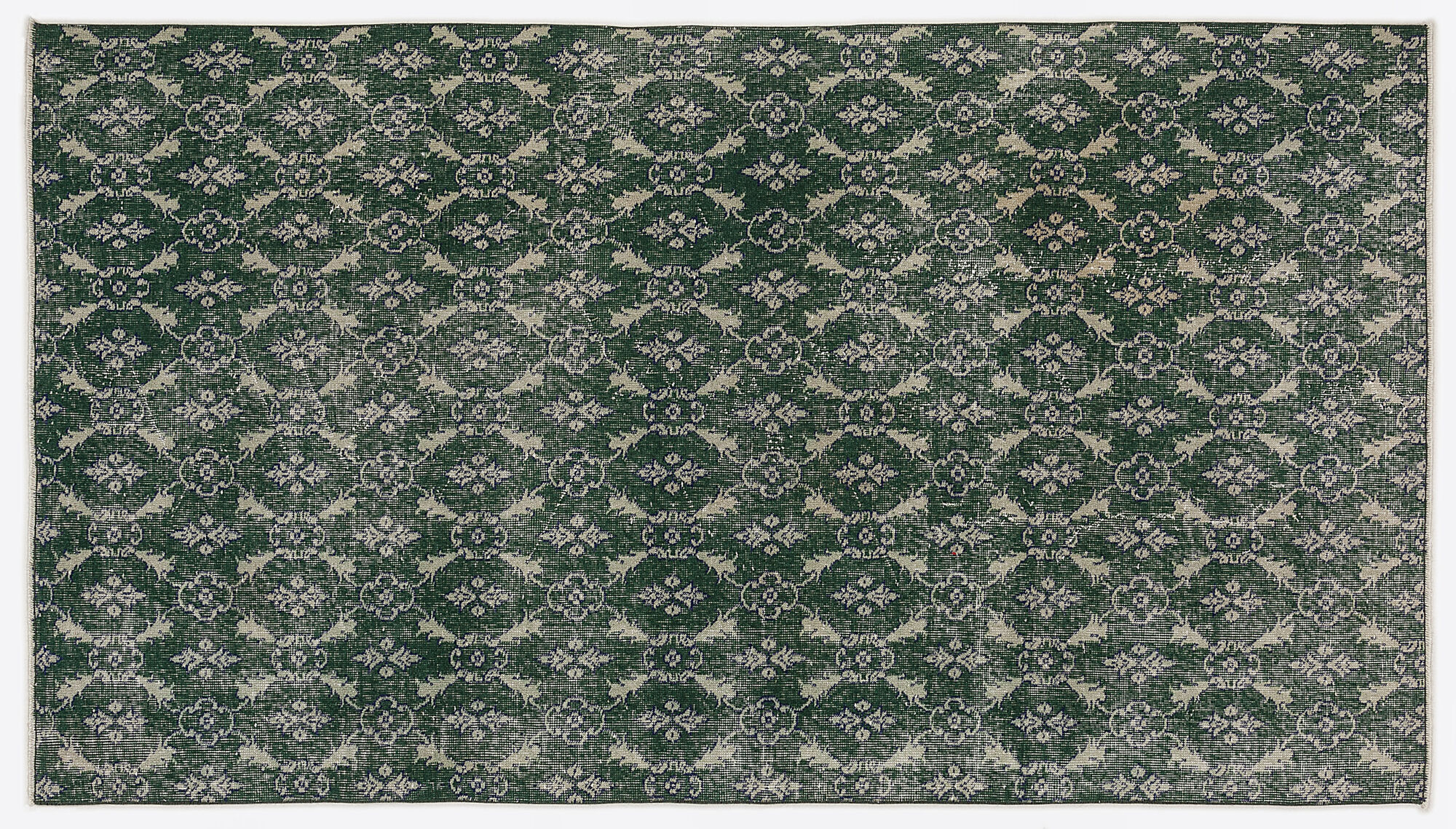 Apex Vintage Halı Yeşil 7055 142 cm X 252 cm