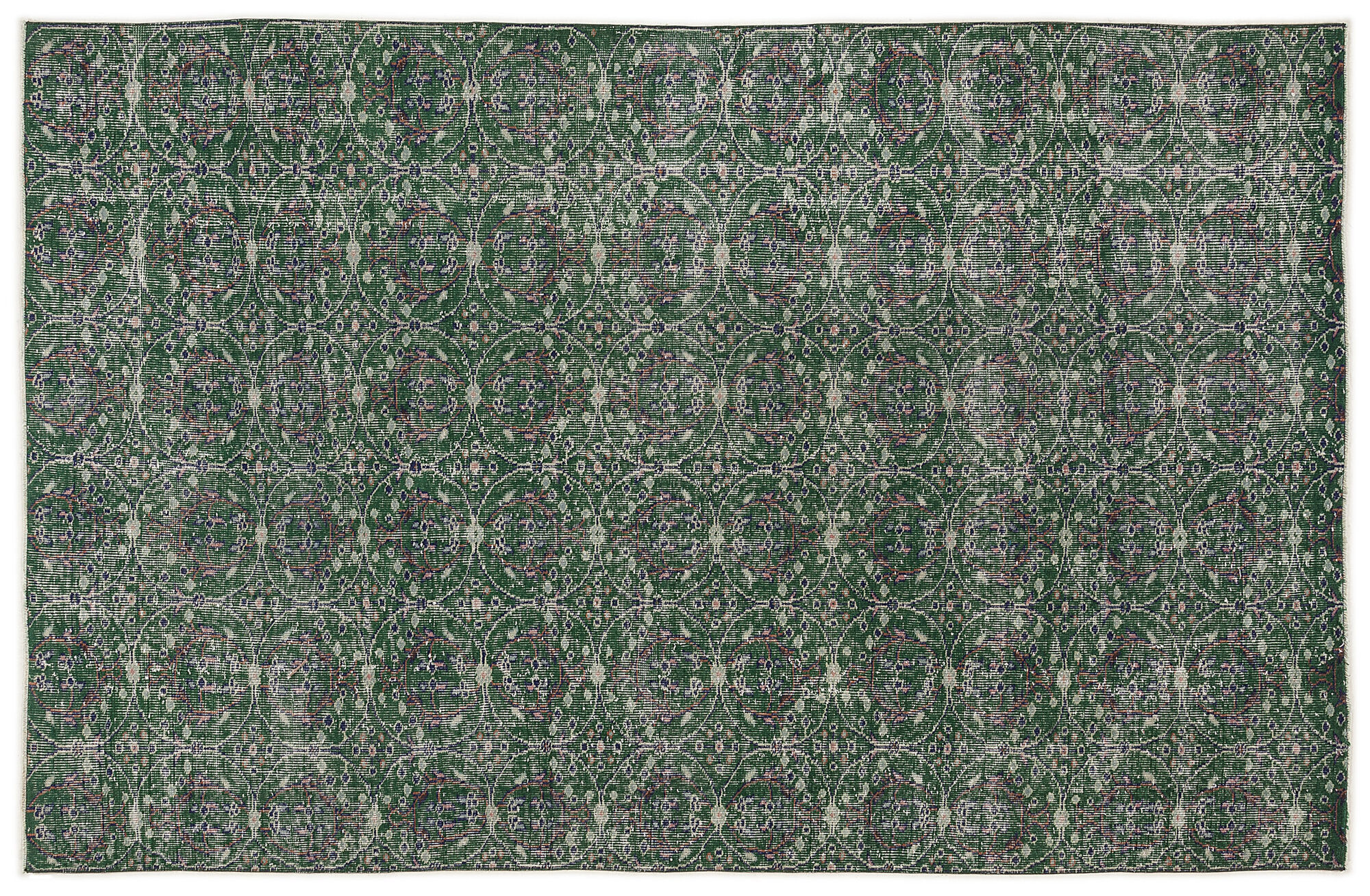 Apex Vintage Halı Yeşil 7633 172 cm X 272 cm