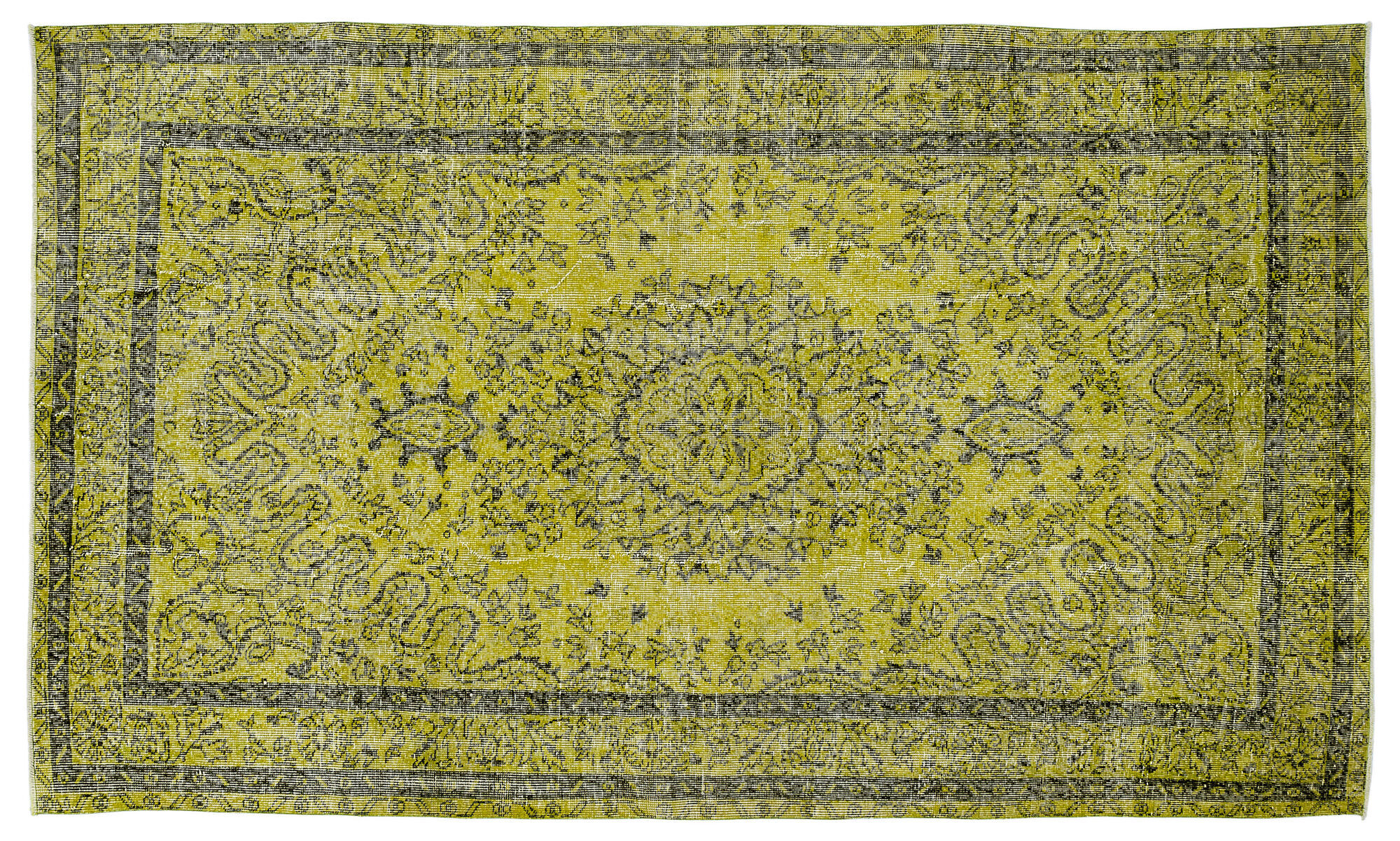 Apex Vintage Halı Yeşil 8707 172 cm X 293 cm