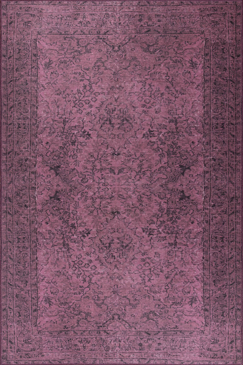 Vintage Eskitme Desenli Dokuma Pamuk Polyester  Halı HS 426