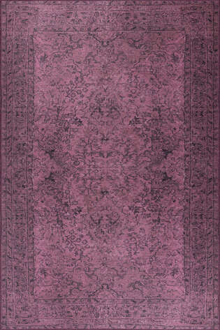 Vintage Eskitme Desenli Dokuma Pamuk Polyester Halı HS 426 - 1