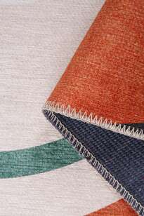 Modern Art Şönil Dokuma Pamuk Polyester Renkli Halı HS 397 (4)