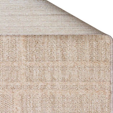 Hav Toz Vermez Yumuşak Dokulu Modern Makine Halısı Bej Joy 03 - 6
