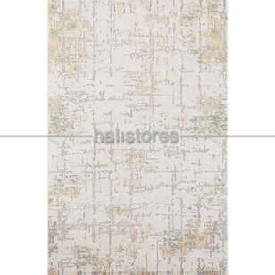Bahariye Craft Lm 8603 Bej Sari Modern Hali 150x230 Cm Tekzen