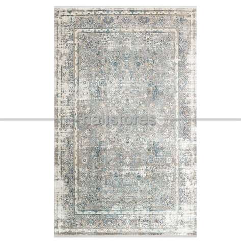 Bambu Halı Fresco 29 Krem-Mavi - 1