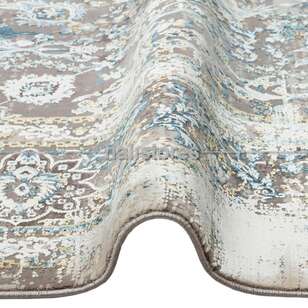 Bambu Halı Fresco 29 Krem-Mavi (2)