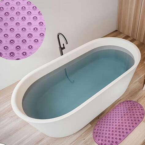 Banyo Kaydırmazı Vakumlu Pembe - 2