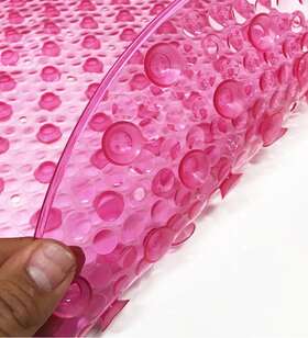 Banyo Kaydırmazı Vakumlu Pembe (4)