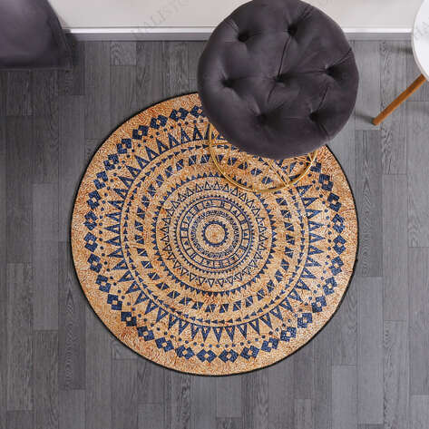 Baskılı Jüt Kilim Halı Zen - 2