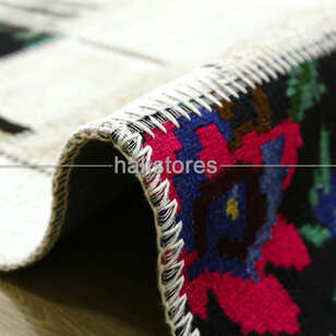 Bej Patchwork Anadolu Kırkyama Kilim (4)