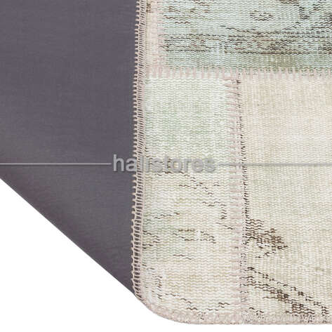 Bej Patchwork El Halısı - 4