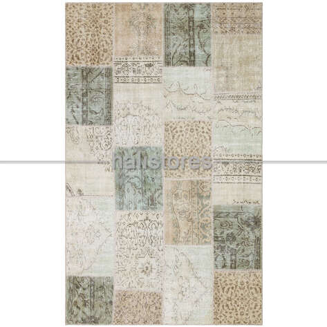 Bej Patchwork El Halısı - 1