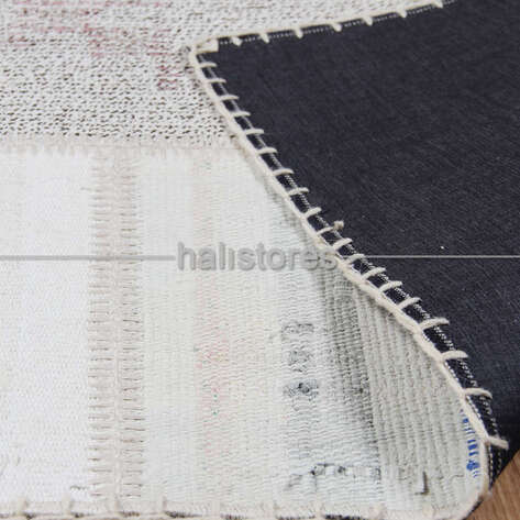 Bej Patchwork Kırkyama Halı - 3