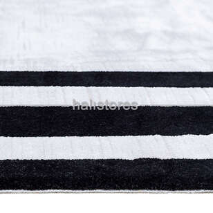 Beyaz-Siyah Çerçeveli Halı Pierre Cardin Monet MT27C (3)