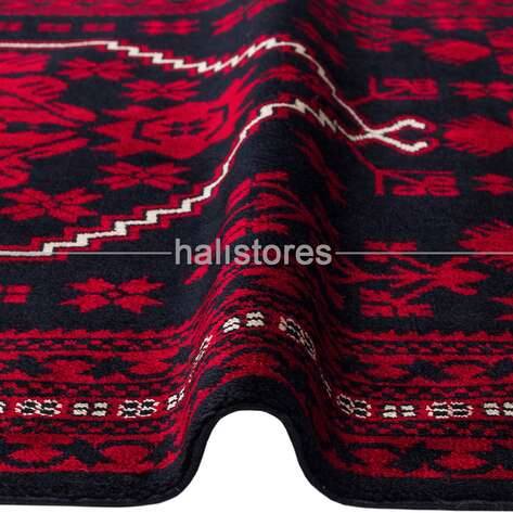 Bordo Afgan Halısı 956 - 3