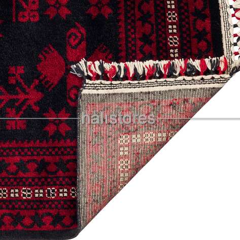 Bordo Afgan Halısı 956 - 4