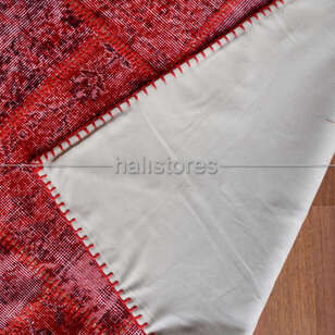 Bordo Patchwork Halı (6)