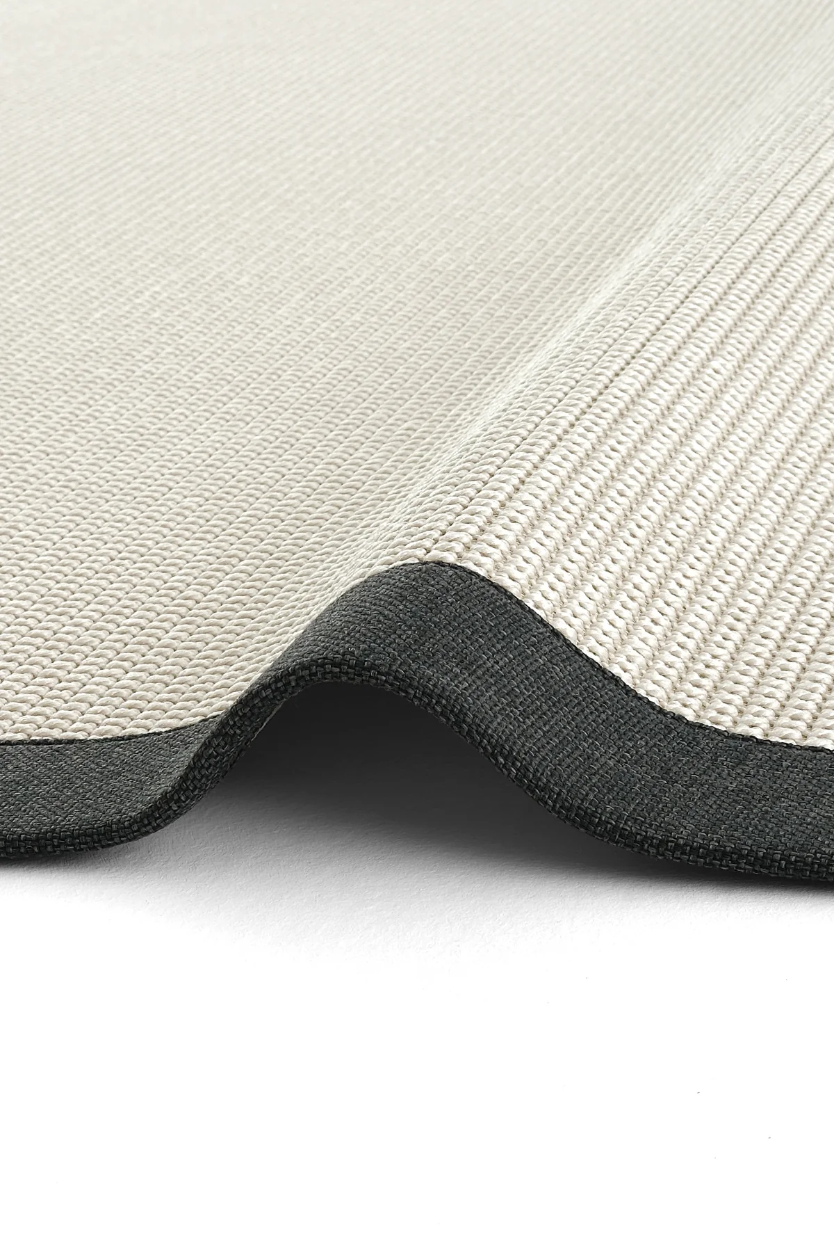 Bordürlü Sisal Halı Modern Kırık Beyaz Renkli HS406 - 5