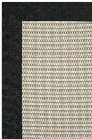Bordürlü Sisal Halı Modern Kırık Beyaz Renkli HS406 - 3