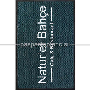 Cafe ve Restaurant Logolu Halı Paspas (6)