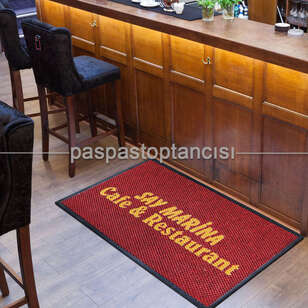 Cafe ve Restaurant Logolu Paspas (1)