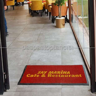 Cafe ve Restaurant Logolu Paspas (2)