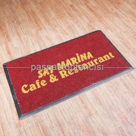 Cafe ve Restaurant Logolu Paspas - 3