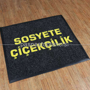 Çiçekçiler için Logolu Paspas (2)
