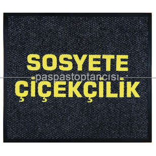 Çiçekçiler için Logolu Paspas (3)