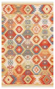 Çift Taraflı Yıkanabilir Otantik Kilim Nomad 01 Çok Renkli (1)