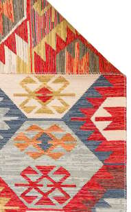 Çift Taraflı Yıkanabilir Otantik Kilim Nomad 01 Çok Renkli (7)