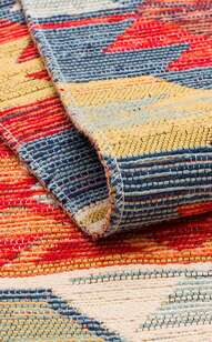Çift Taraflı Yıkanabilir Otantik Kilim Nomad 01 Çok Renkli (4)