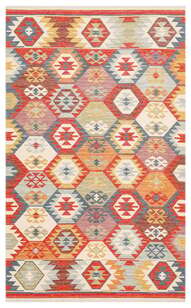 Çift Taraflı Yıkanabilir Otantik Kilim Nomad 01 Çok Renkli (2)