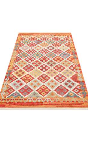 Çift Taraflı Yıkanabilir Otantik Kilim Nomad 05 Terra  - 6