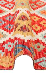 Çift Taraflı Yıkanabilir Otantik Kilim Nomad 05 Terra  (3)