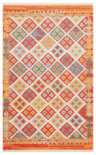 Çift Taraflı Yıkanabilir Otantik Kilim Nomad 05 Terra  (2)