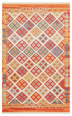 Çift Taraflı Yıkanabilir Otantik Kilim Nomad 05 Terra  - 2
