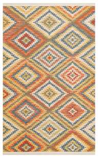 Çift Taraflı Yıkanabilir Otantik Kilim Nomad 07 Terra  (2)