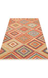 Çift Taraflı Yıkanabilir Otantik Kilim Nomad 07 Terra  (5)