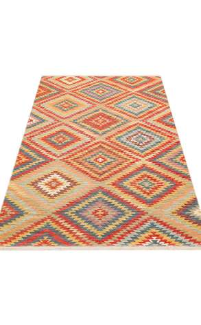 Çift Taraflı Yıkanabilir Otantik Kilim Nomad 07 Terra  - 5