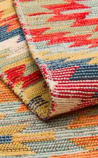 Çift Taraflı Yıkanabilir Otantik Kilim Nomad 07 Terra  (4)