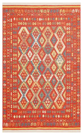 Çift Taraflı Yıkanabilir Otantik Kilim Nomad 08 Çok Renkli - 1