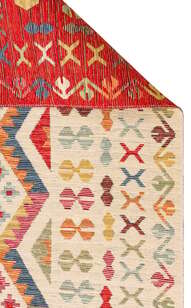 Çift Taraflı Yıkanabilir Otantik Kilim Nomad 08 Çok Renkli (7)