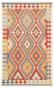 Çift Taraflı Yıkanabilir Otantik Kilim Nomad 09 Çok Renkli (1)