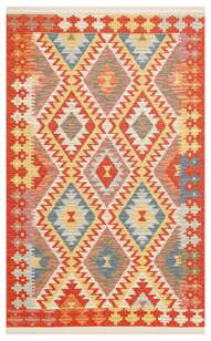Çift Taraflı Yıkanabilir Otantik Kilim Nomad 09 Çok Renkli (2)