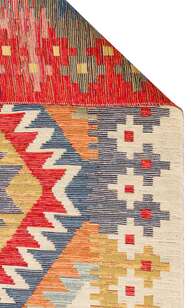 Çift Taraflı Yıkanabilir Otantik Kilim Nomad 09 Çok Renkli (7)